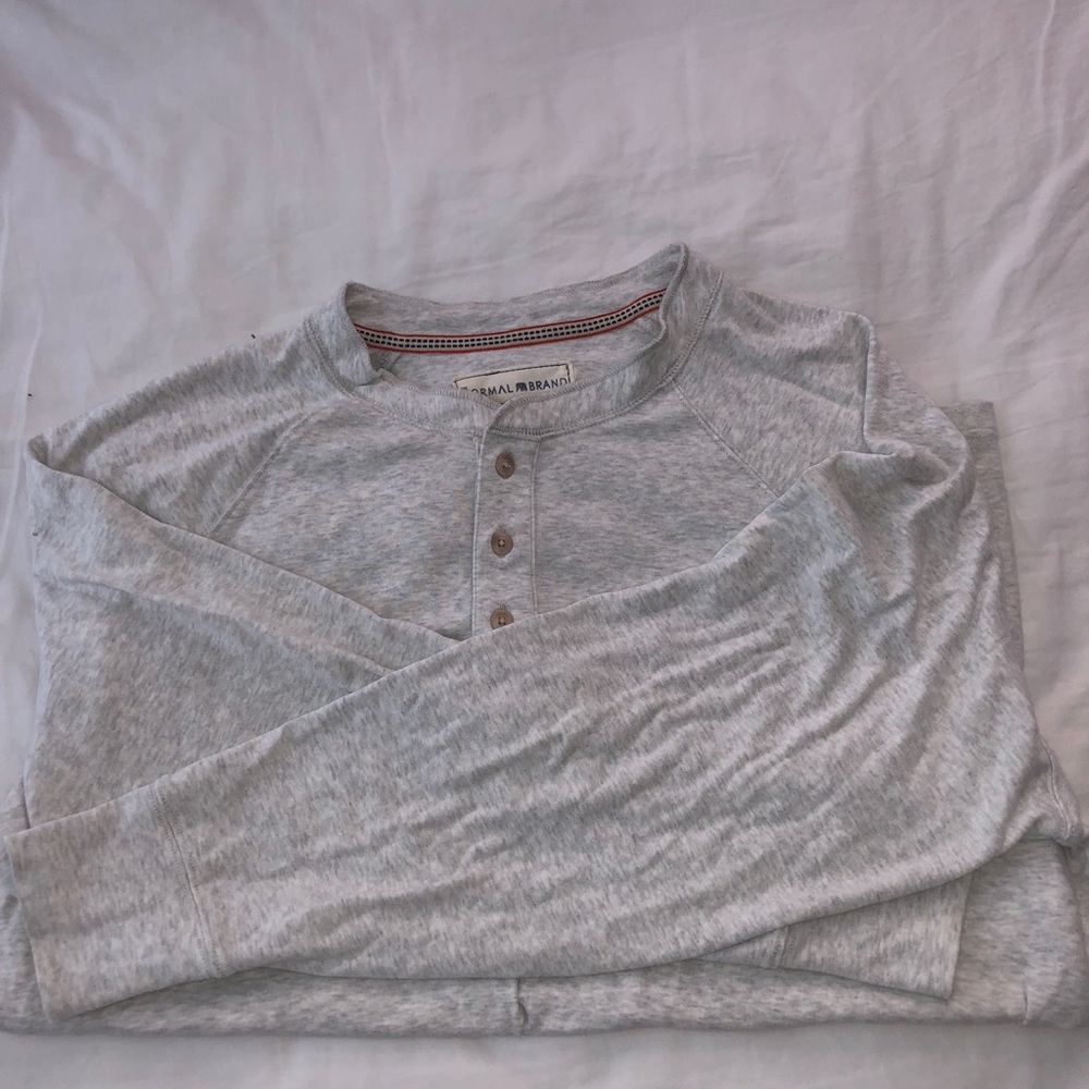 Normal Brand Cotton Long Sleeve Tee